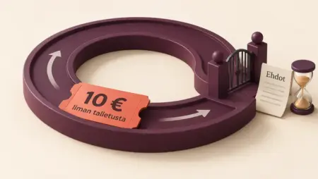 10e ilmaista pelirahaa ilman talletusta – näin bonus toimii