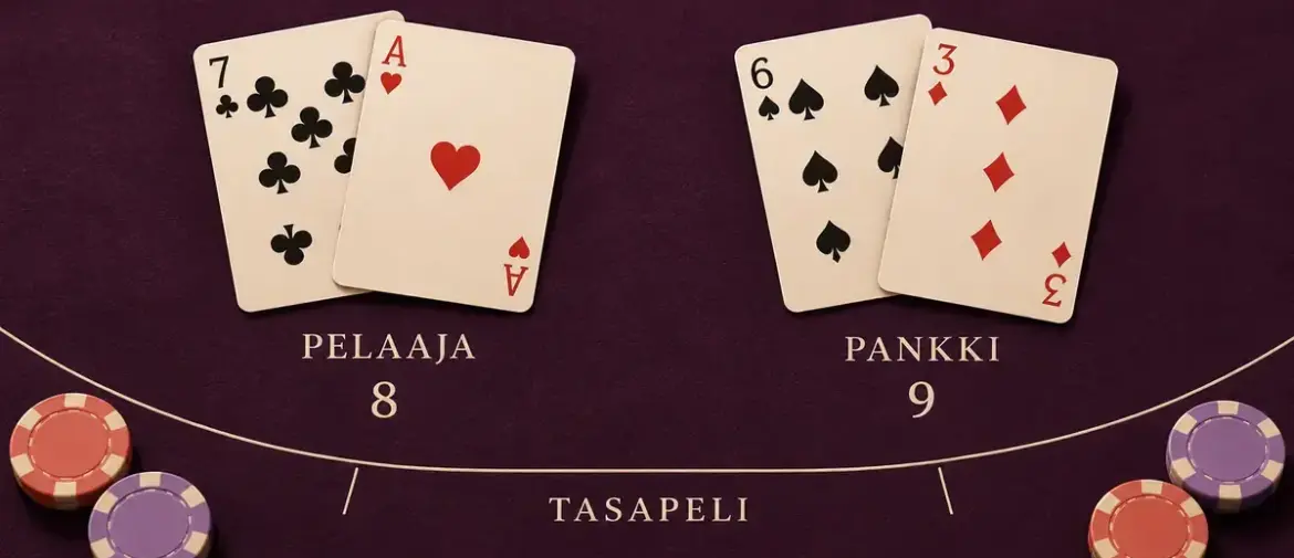 Baccarat – säännöt, pelin kulku ja panostusvaihtoehdot