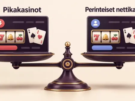 Eroaako pikakasinoiden laatu perinteisistä nettikasinoista?