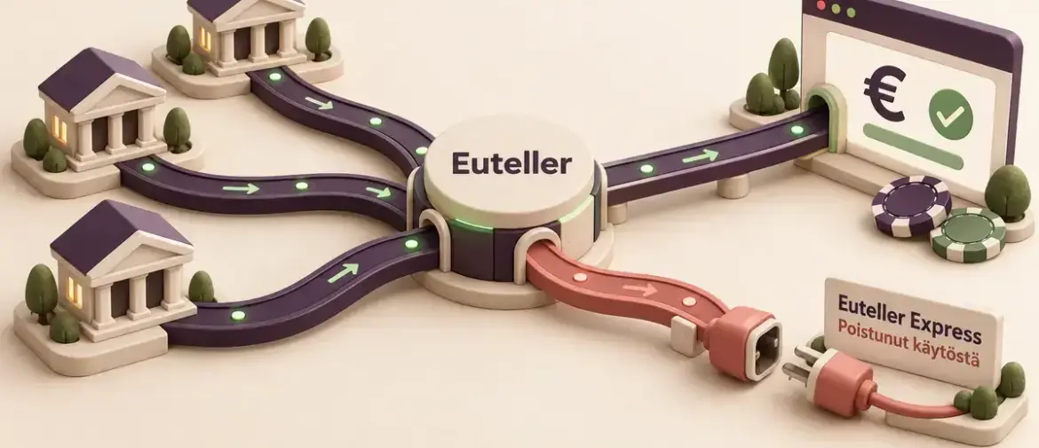 Euteller kasinomaksuna: mitä palvelu on nykyään ja mitä Euteller Expressille tapahtui