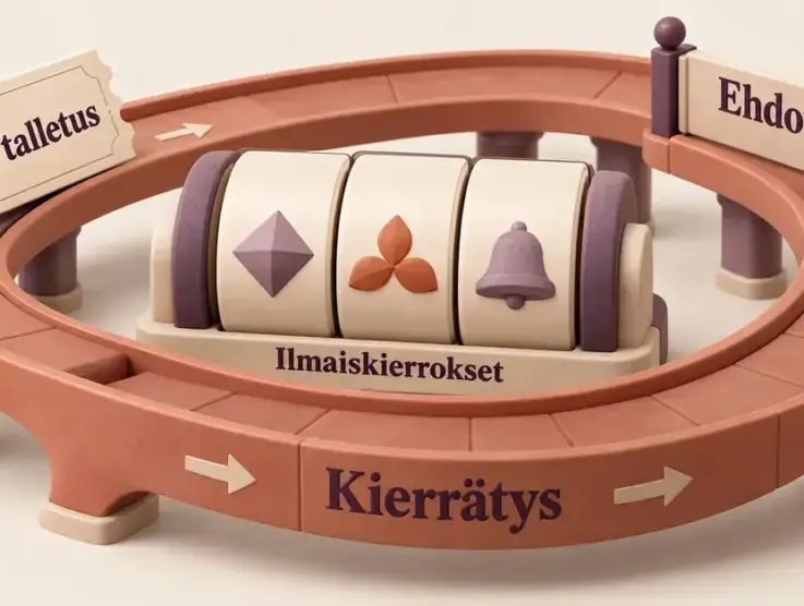 Ilmaiskierrokset ilman talletusta: näin talletusvapaat kierrokset toimivat
