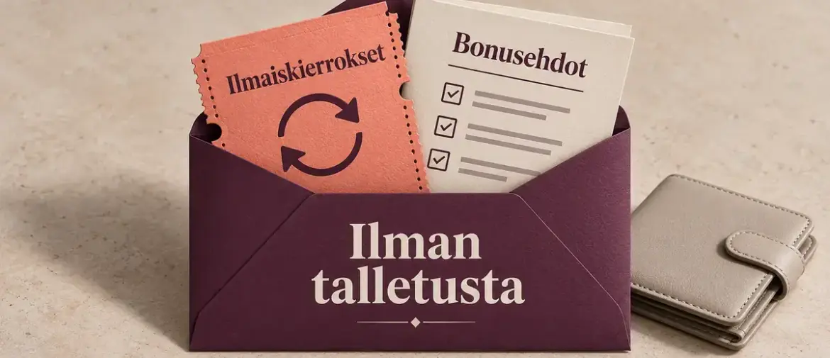 No deposit bonus Suomessa: opas talletusvapaisiin bonuksiin