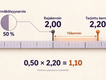 Ylikerroin: mitä se tarkoittaa ja miten se lasketaan