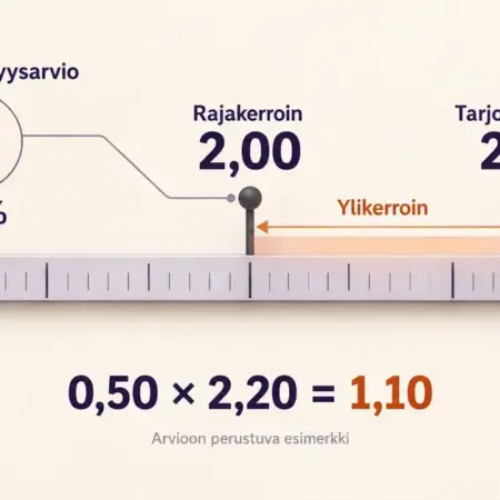 Ylikerroin: mitä se tarkoittaa ja miten se lasketaan